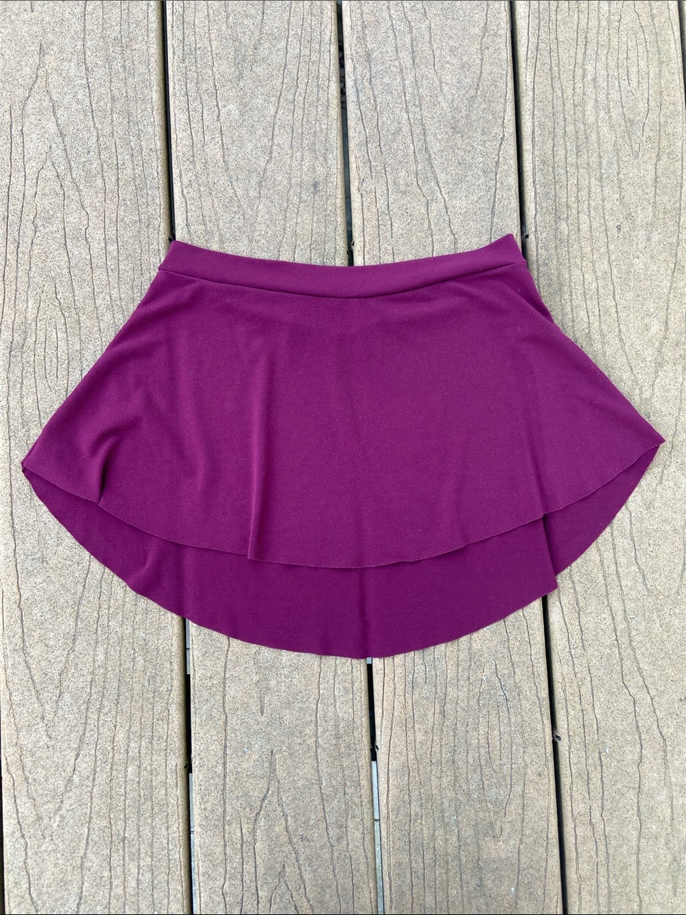 Eurotard Women’s Purple Pull On Ballet Dance Skirt Adult Medium